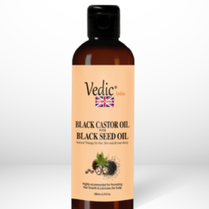 100% Pure Black Castor Oil with Black seed Oil